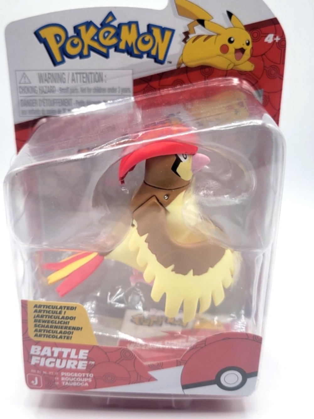 JAZWARES POKEMON BATTLE FIGURE PIDGEOTTO